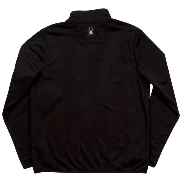 Mens Spyder 1/4 Zip Solid Checkered Long Sleeve Sweatshirt alternate view