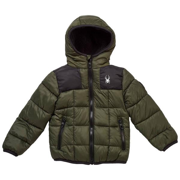 Boys (4-7) Spyder Shell Puffer with Fleece Lining