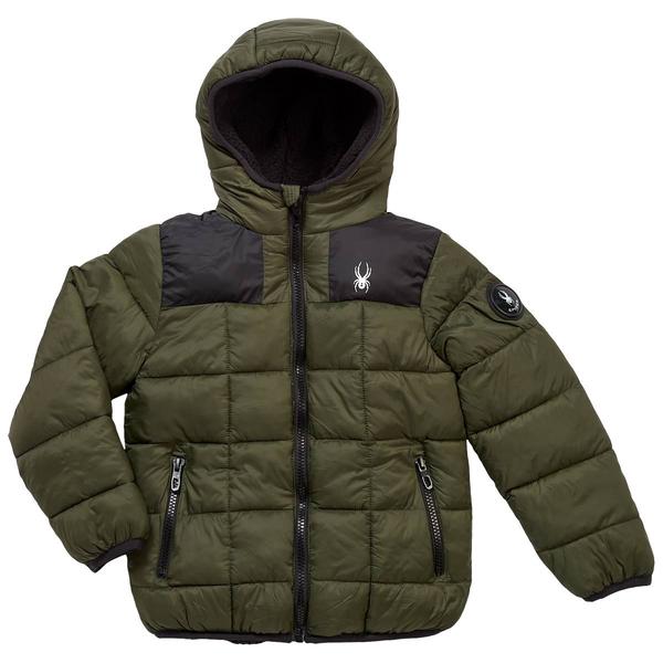 Boys (8-18) Spyder Shell Puffer with Fleece Lining