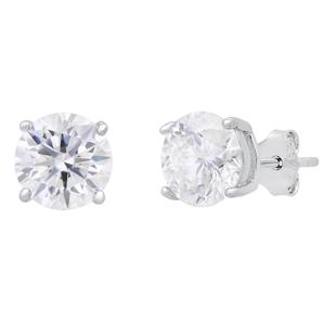 Saffron 1ctw. Moissanite Stud Earring