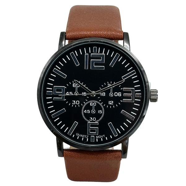 Mens Silver Easy-Read Dial Quartz Watch - MWPU08BV