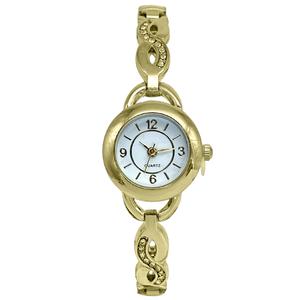 Womens White Easy-Read Dial Infinity Bracelet Watch - LWBN04BV