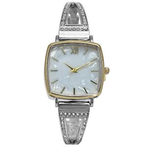 Womens Two-Tone Mother of Pearl Dial Gold Watch - LWBN11BV