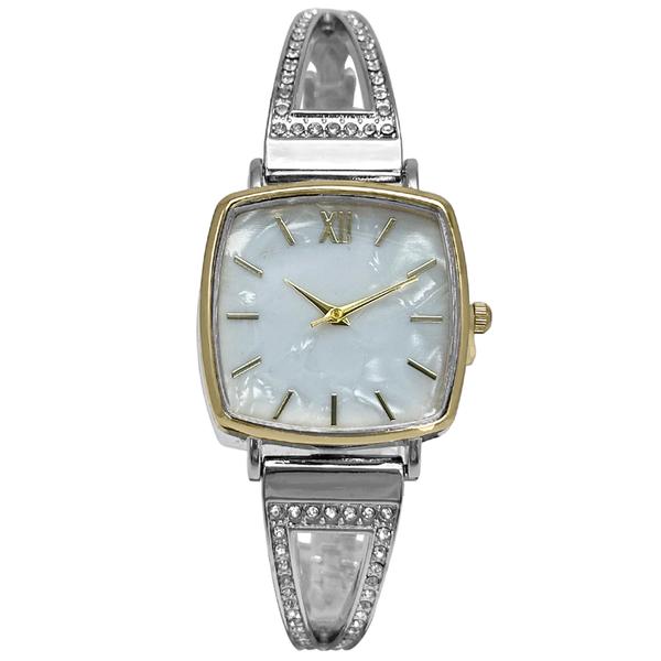 Womens Two-Tone Mother of Pearl Dial Gold Watch - LWBN11BV