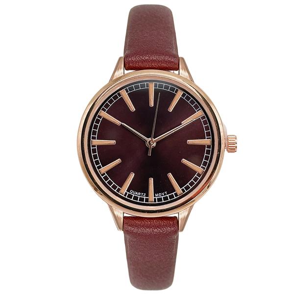 Womens Easy-Read Dial Rose Gold Quartz Watch - LWPU07BV