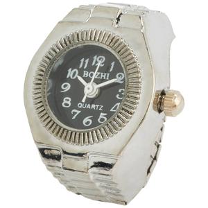 Womens Silver-Tone Quartz Ring Watch - RWRBV-01