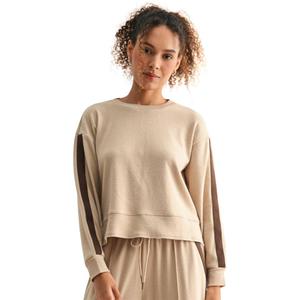 Womens CITY BLUES Long Stripe Sleeve Track Sweatshirt alternate view