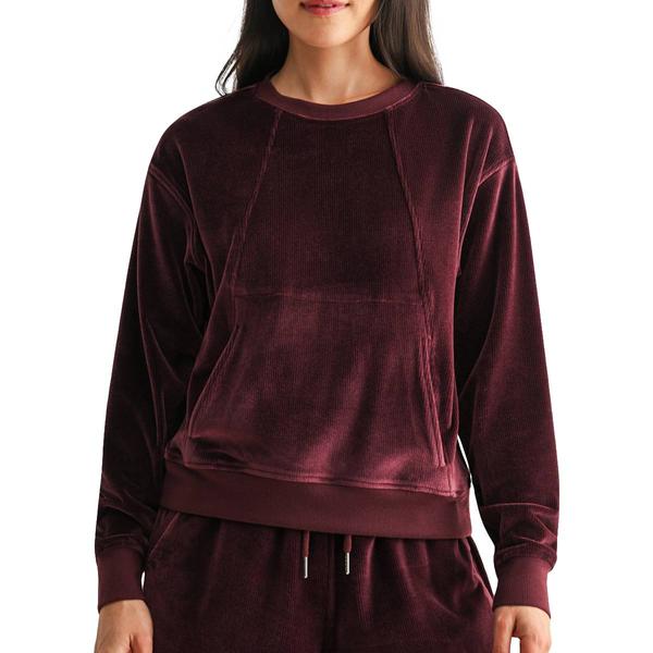 Womens CITY BLUES Long Sleeve Sweatshirt w/ Kangaroo Pocket alternate view