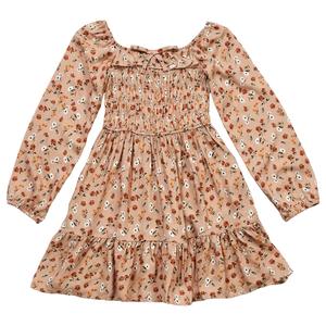 Girls(7-16) Lexi Jules Long Sleeve Smocked Top Floral Dress alternate view