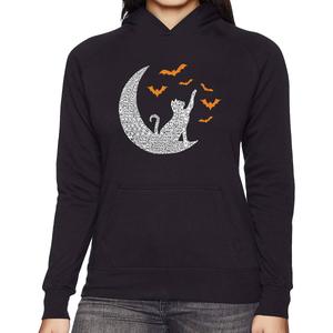 Plus Size LA Pop Art Lunar Bats Word Art Hoodie