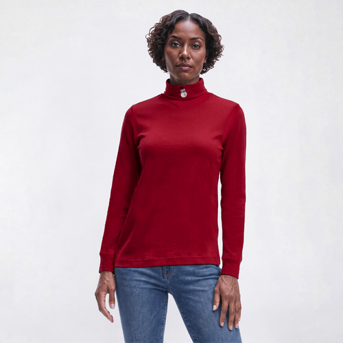 Womens Hasting & Smith Long Sleeve Snowman Tee