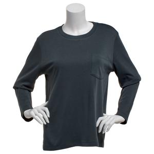 Petite Hasting & Smith Long Sleeve One Pocket Tee