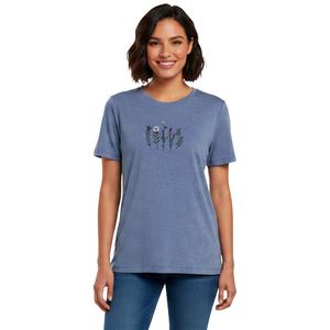 Petite Hasting & Smith Short Sleeve Embroidered Floral Tee