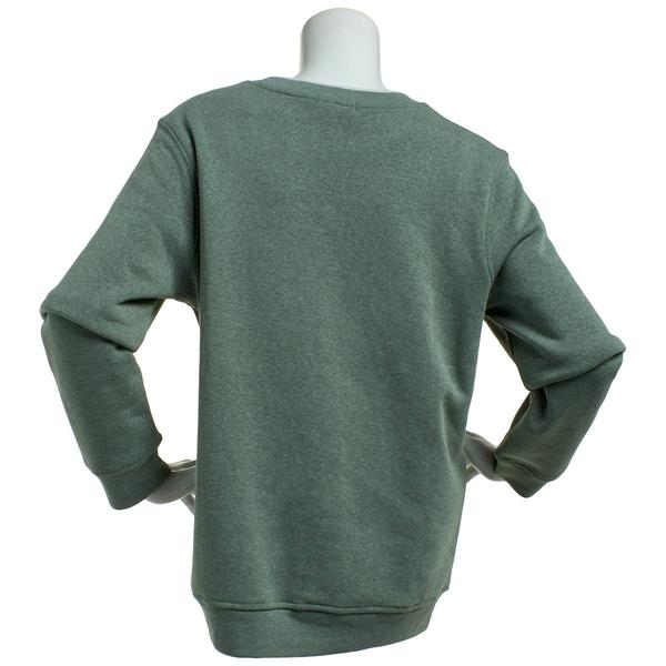 Womens Hasting & Smith Large Floral Studded Fleece Sweatshirt alternate view