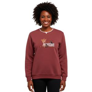 Petite Hasting & Smith Long Sleeve Cornstalk Fleece Sweatshirt alternate view