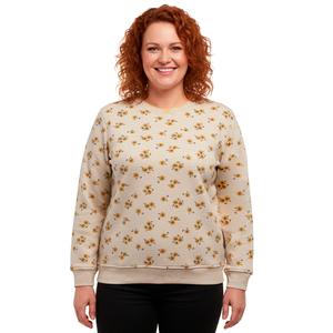 Plus Size Hasting & Smith Sunflower Fleece Sweatshirt alternate view