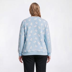 Plus Size Hasting & Smith Snowman Sweatshirt alternate view
