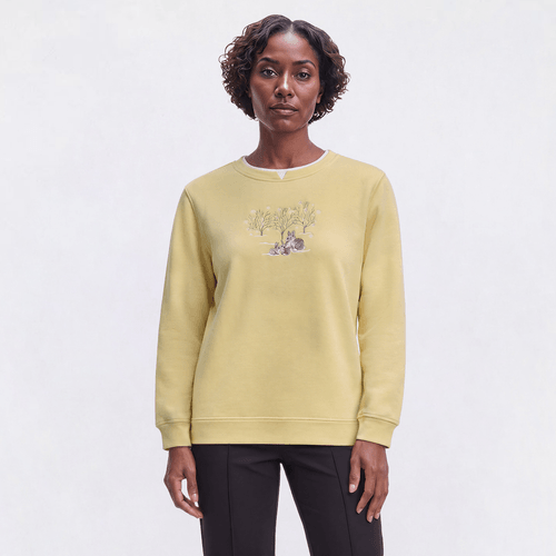 Petite Hasting & Smith Snowbunnies & Snowflakes Sweatshirt