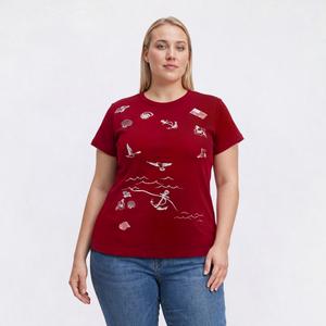 Plus Size Architect(R) Short Sleeve Summer Icons Coastal Tee