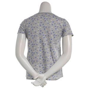 Petite Architect(R) Short Sleeve V Neck Ditsy Floral Tee alternate view