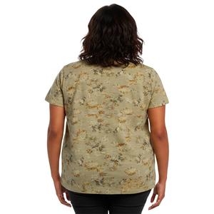 Plus Size Architect(R) Short Sleeve Floral Slub Tee alternate view