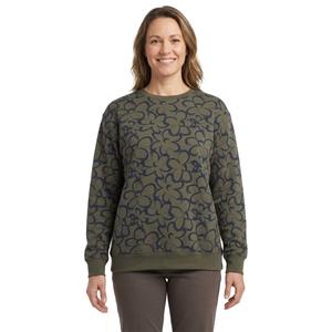Womens Architect(R) Long Sleeve Fleece Swirly Floral Sweatshirt