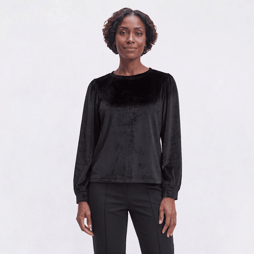 Womens Architect(R) Long Sleeve Solid Velvet Sweater