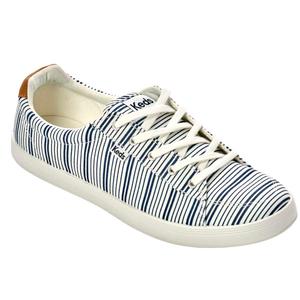 Womens Keds Crest-1 Striped Canvas Casual Shoes