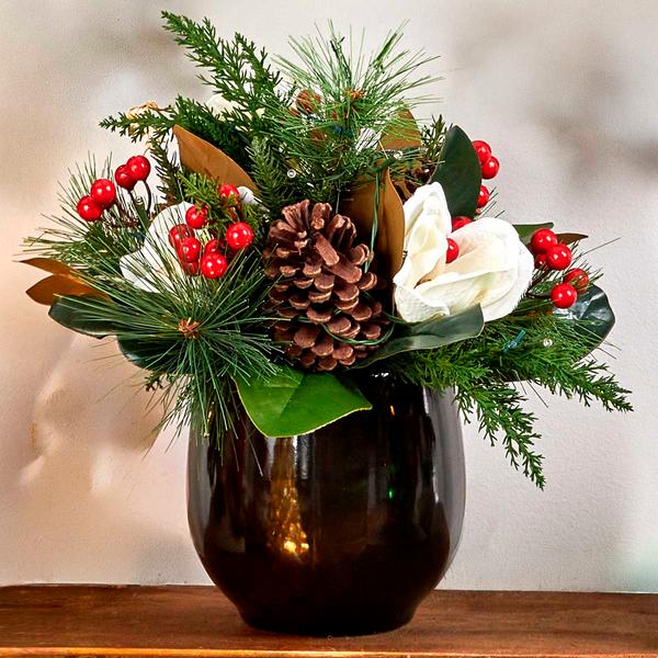 Ashley Cooper(tm) Magnolia/Berry/Pinecone/Cedar/Pine Arrangement