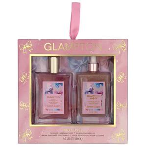 Glampton Sweet Sugar Shimmer Body Mist & Fragrance Oil Set