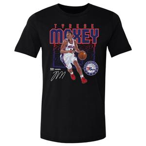 Mens NBA Tyrese Maxey 76ers Shattered Short Sleeve Tee