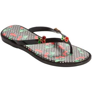 Womens Love 83 Cherry Thong Jelly Sandals