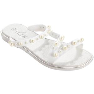 Womens Love 83 Straps with Pearls Sandals