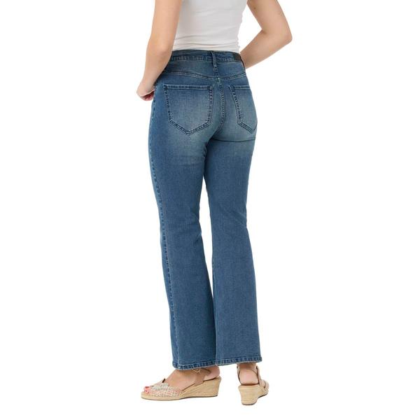Womens Nicole Miller Super High Rise Flare Leg Jeans alternate view