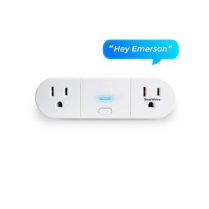 Emerson Smartvoice Dual Outlet Plug alternate view