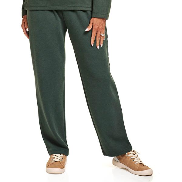 Plus Size Hasting & Smith Flatback Rib Knit Casual Pants