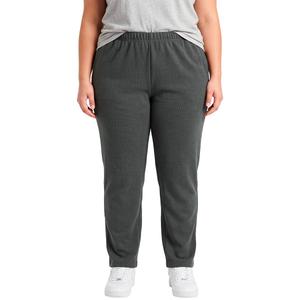 Plus Size Hasting & Smith Flatback Rib Knit Casual Pants