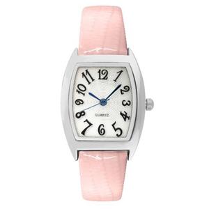 Womens Silver-Tone Tonneau Shape Case Watch - 9403S-07-H12