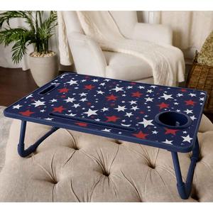 Duo Portable & Foldable Patriotic Stars Lap Desk Workstation