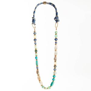 Ashley Adjustable Sliding Cord Beaded Necklace