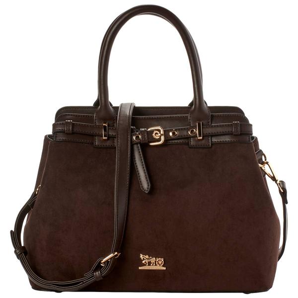Matthew & Julian Belted Suede Satchel alternate view