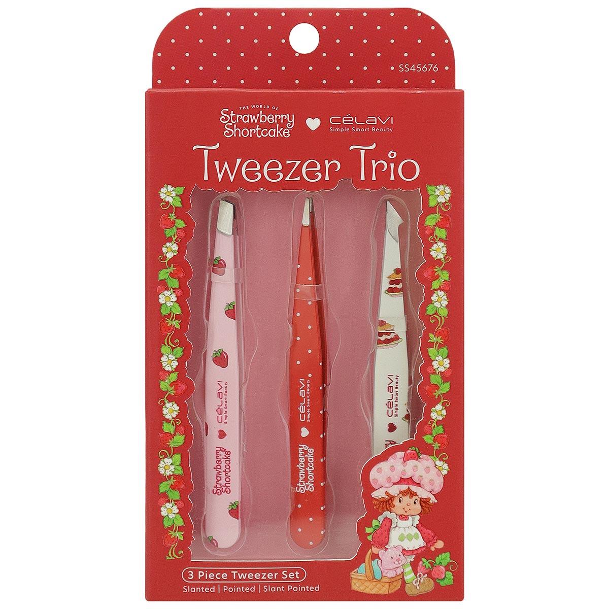 Celavi X Strawberry Shortcake(tm) Printed 3pc. Tweezers