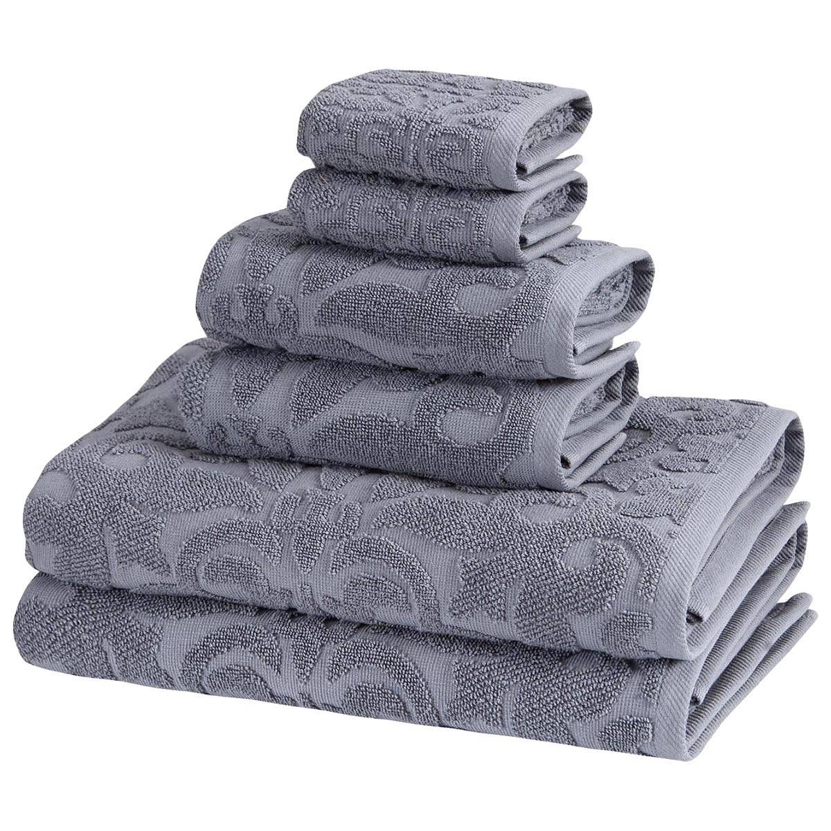 Ozan Premium Home Turkish Cotton Patchouli 6pc. Towel Collection