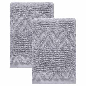 Ozan Premium Home Turkish Cotton Sovrano Luxury 2pc. Hand Towels