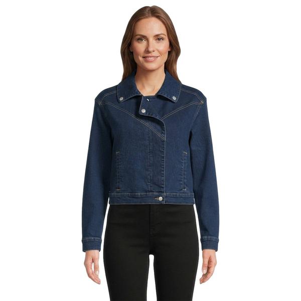 Womens Baccini Long Sleeve Cropped Denim Jacket