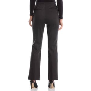 Womens Rafaella® Button Front Pinstripe Ponte Bootcut Dress Pants