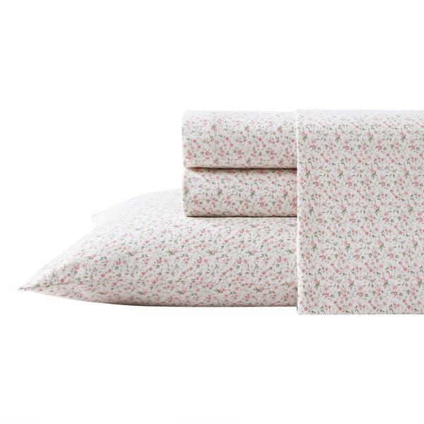 Laura Ashley(R) Evie Cotton Flannel Sheet Set