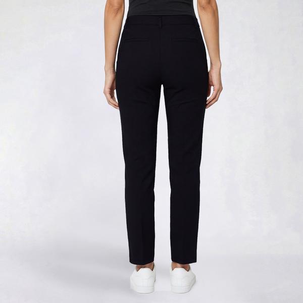Womens Preswick & Moore(R) Zip Front Solid Straight Leg Pants alternate view