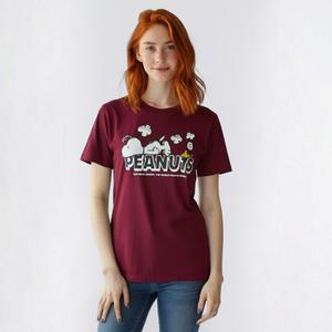 Juniors Hybrid Promotions Peanuts(tm) Snoopy Boyfriend Graphic Tee