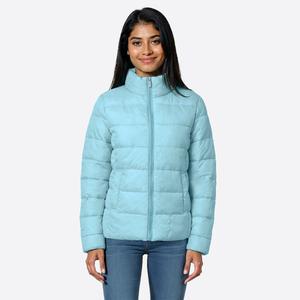 Juniors Love Me Now Nylon Puffer Jacket
